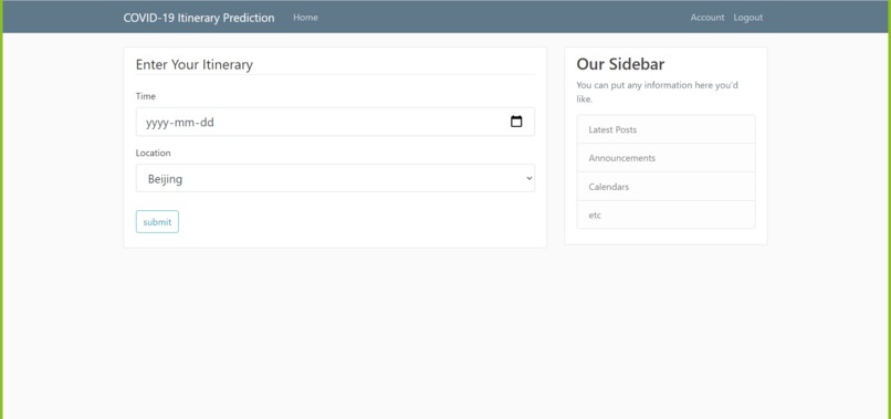 Covid Travel Advisor – screenshot 1