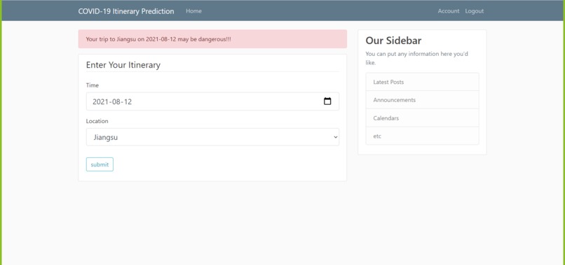 Covid Travel Advisor – screenshot 3