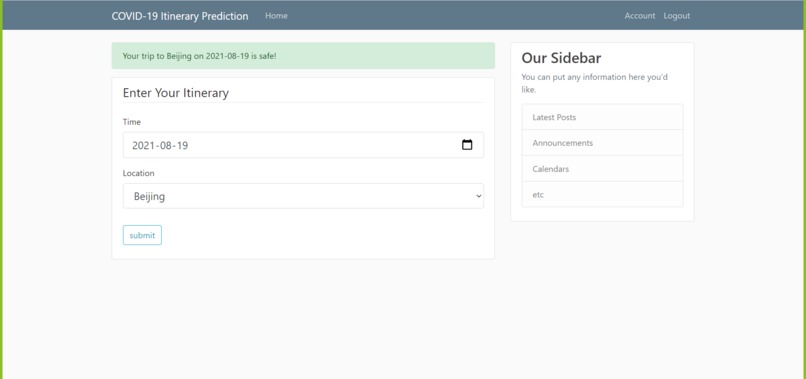 Covid Travel Advisor – screenshot 4