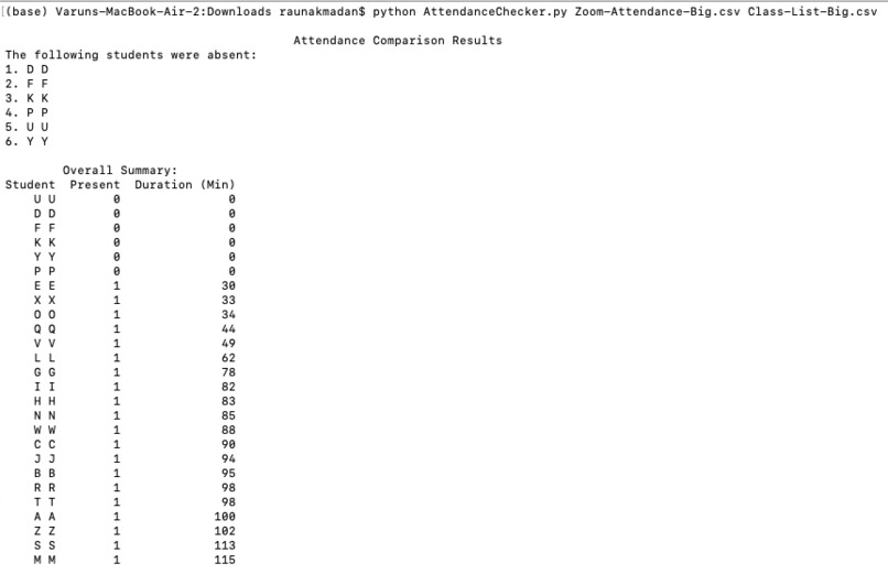Attendance4Class – screenshot 2