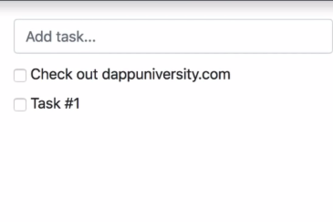 Todo App with Solidity