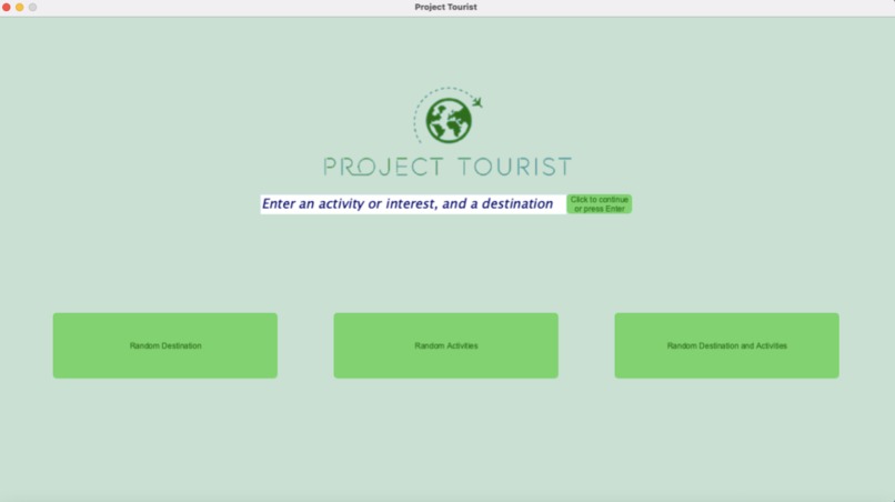 Project Tourist – screenshot 3