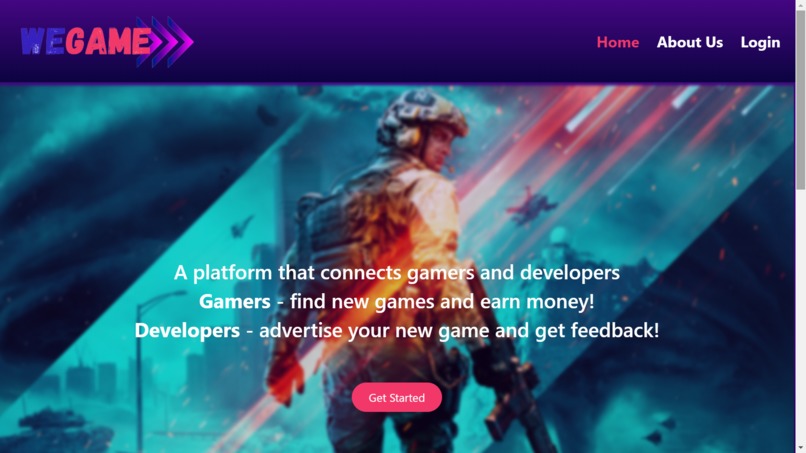 WeGame.co – screenshot 1