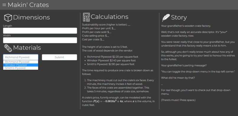 Makin' Crates – screenshot 1