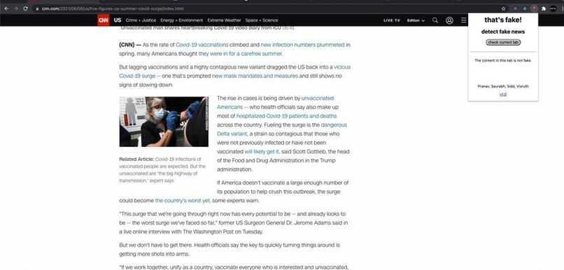 that's fake – screenshot 2