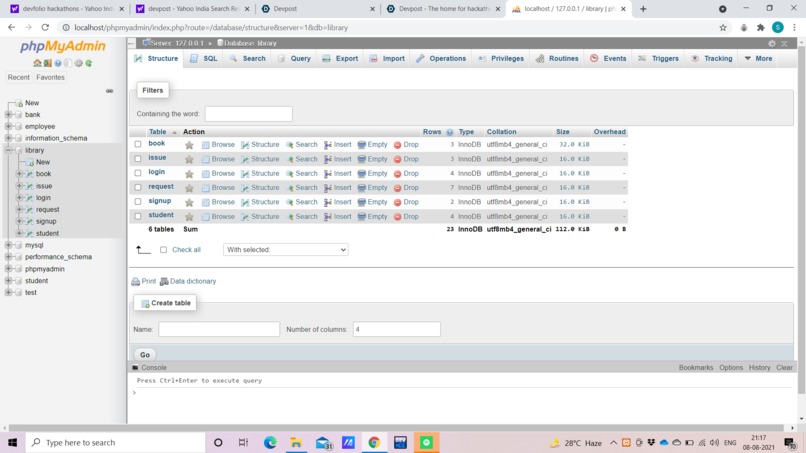 Library Management System – screenshot 1