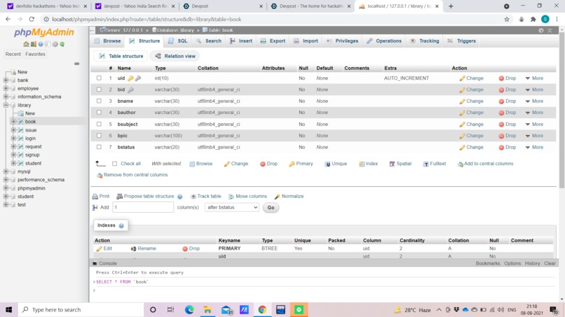 Library Management System – screenshot 2