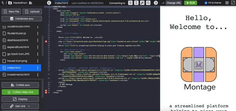 Montage - piecing together your finance – screenshot 2