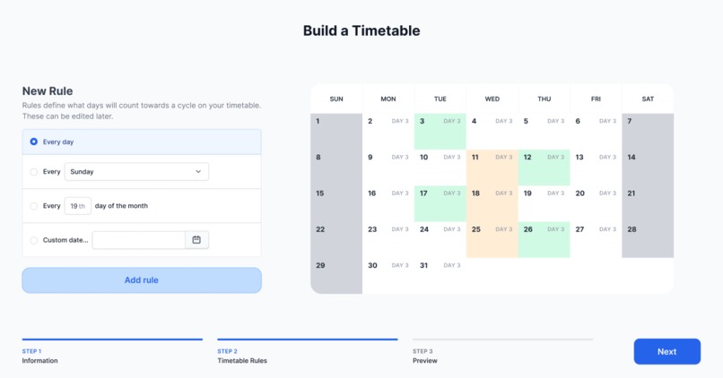 MyTable – screenshot 1