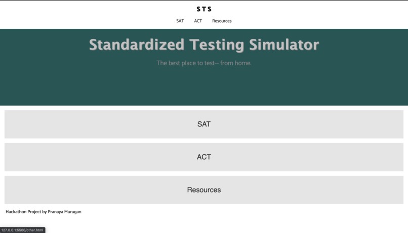 Standardized Testing Simulator – screenshot 1