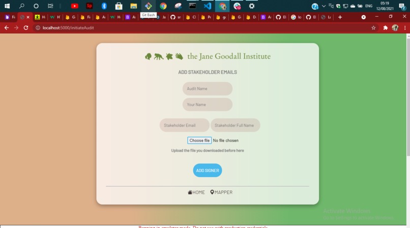 Jane Goodall Institute Chimpanzee Conservation System – screenshot 1