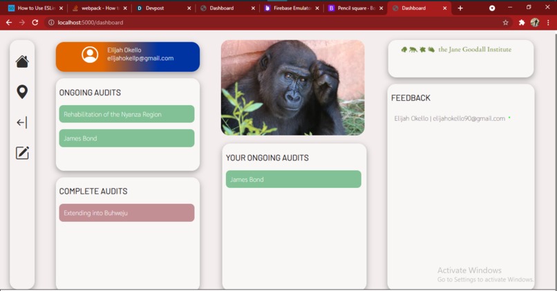 Jane Goodall Institute Chimpanzee Conservation System – screenshot 5