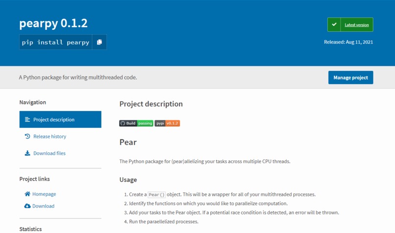 PearPy – screenshot 1