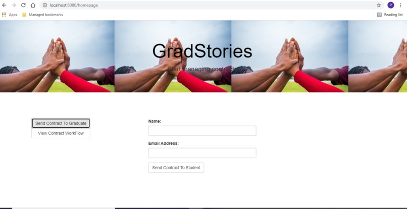 GradStoriesNGO – screenshot 1