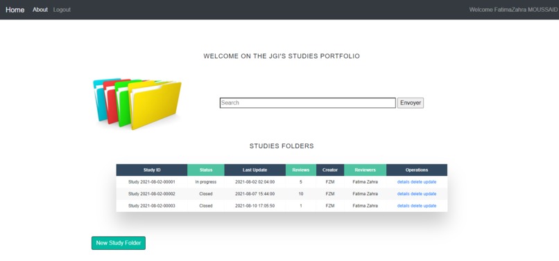 JGI's Studies Portfolio – screenshot 4
