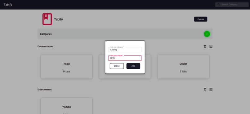 Tabify – screenshot 2