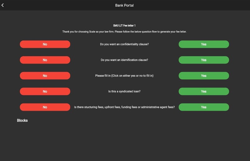 SCALE - Fee Letter Automation – screenshot 6