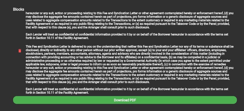 SCALE - Fee Letter Automation – screenshot 8