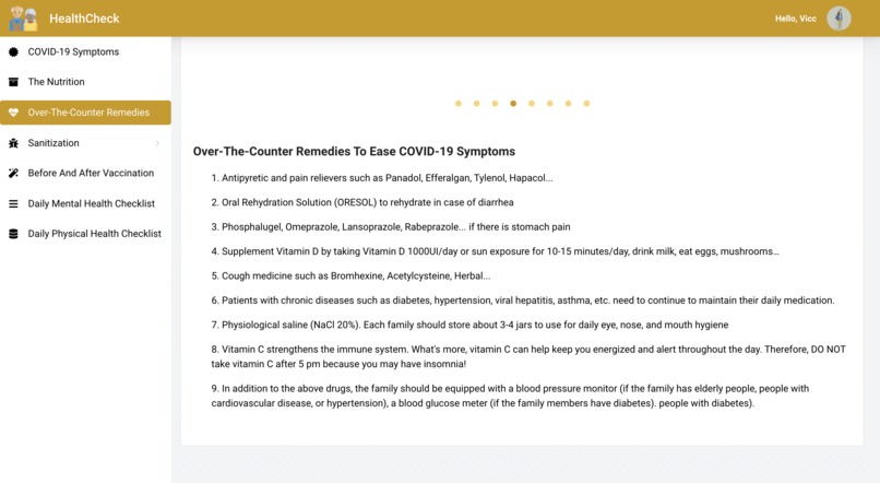 HEALTH CHECK – screenshot 6