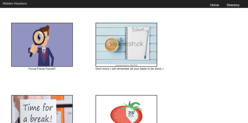 Hidden Hackers | Pomodoro Study Website – screenshot 5