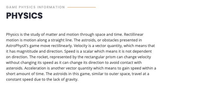 AstroPhysX – screenshot 3
