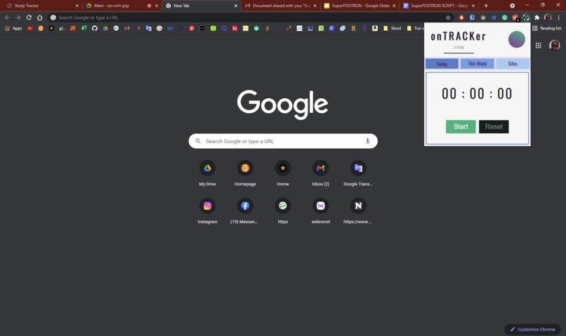 onTRACKer – screenshot 1