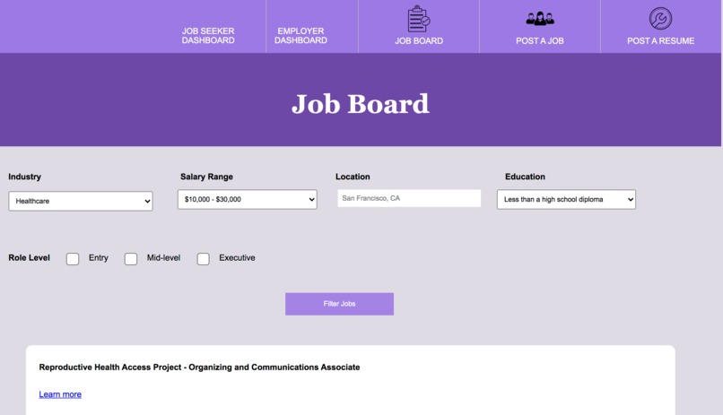 Black Remote She Job Board – screenshot 1