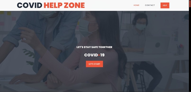 Covid-Help-Zone – screenshot 1