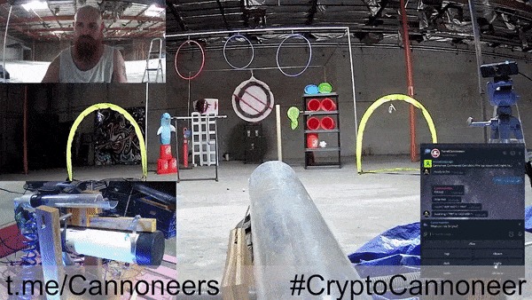 CryptoCannoneer Livestream Shooting Gallery and NFT Market – screenshot 2