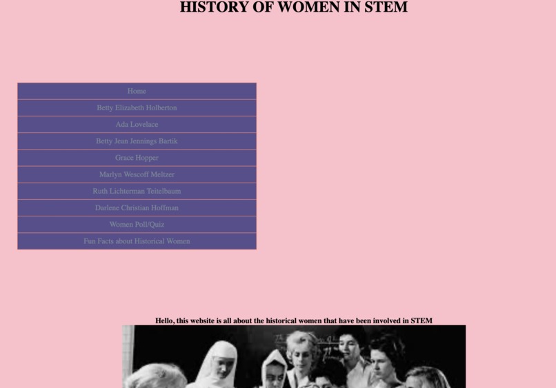 History of Women In STEM – screenshot 4