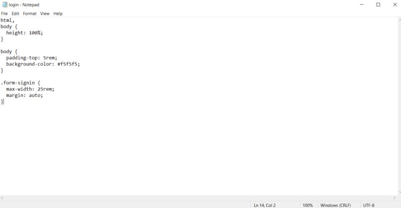 Basic Website Login Page – screenshot 4