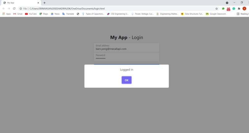 Basic Website Login Page – screenshot 8