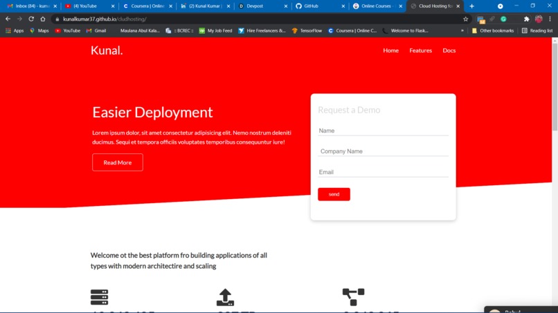 Fake Cloud Hosting – screenshot 1