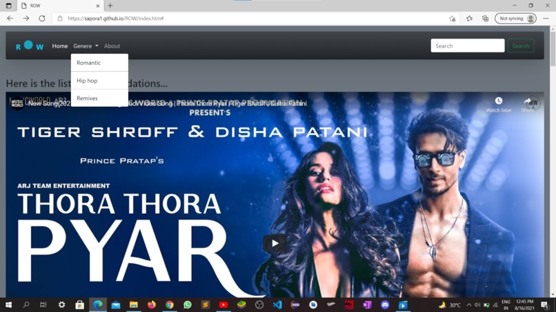 ROW – screenshot 5