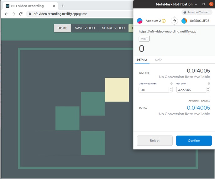 NFT Video Recording – screenshot 3