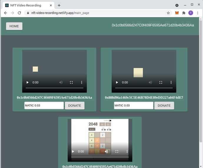 NFT Video Recording – screenshot 4