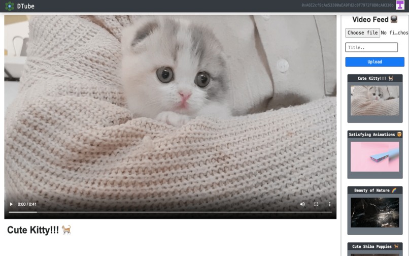 DTube – screenshot 1