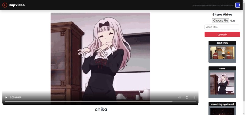 DapVideo – screenshot 1