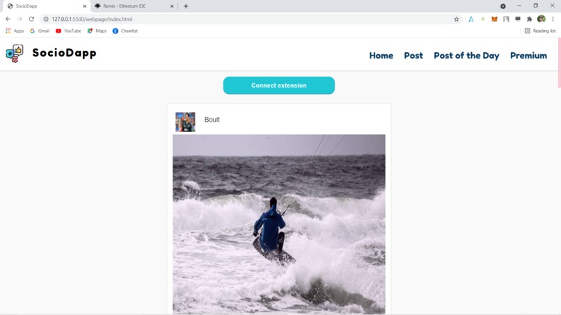 SocioDapp – screenshot 3