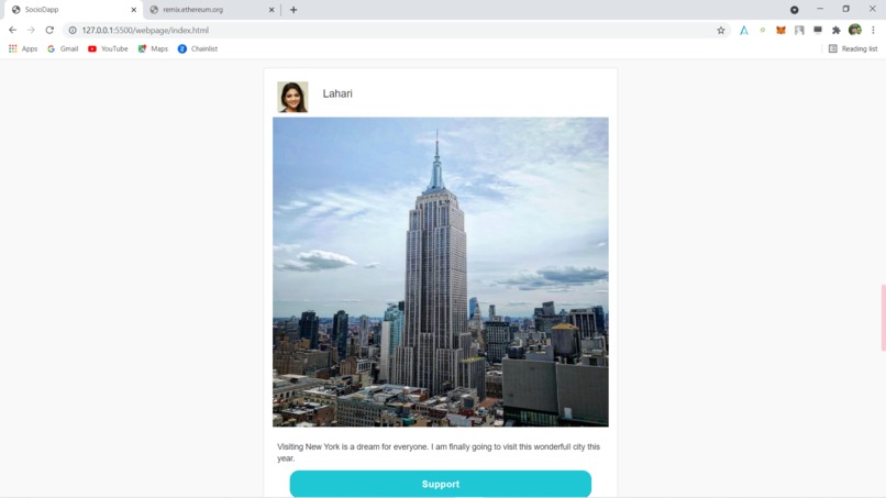 SocioDapp – screenshot 5