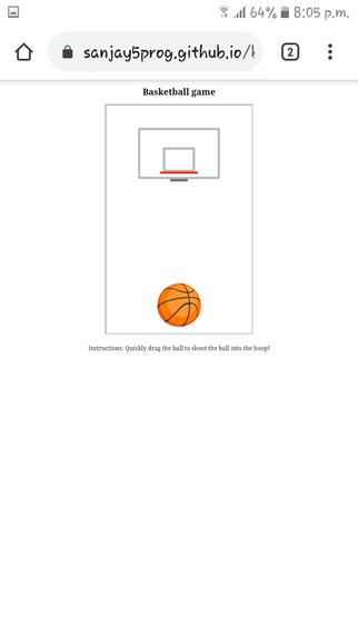 Basketball Game – screenshot 1