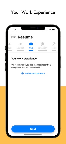 Resume Builder - Professionals – screenshot 4