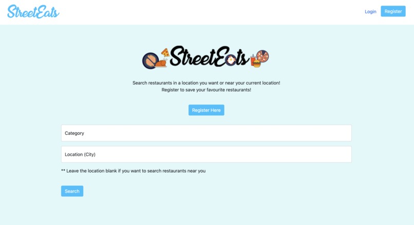 StreetEats – screenshot 1