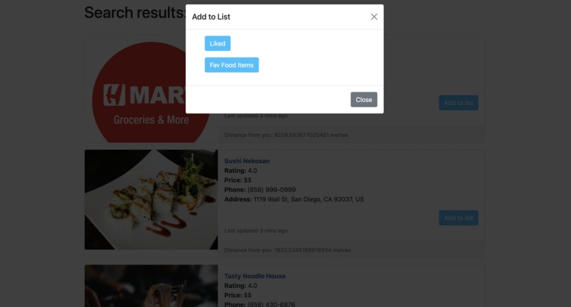 StreetEats – screenshot 2