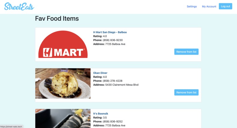 StreetEats – screenshot 3