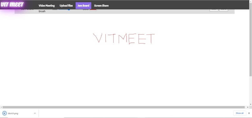 VITMEET-Video Conferencing Application – screenshot 8