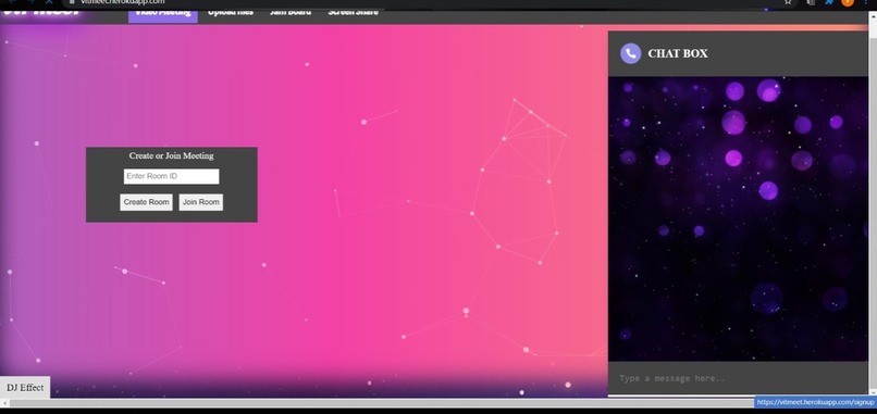 VITMEET-Video Conferencing Application – screenshot 2