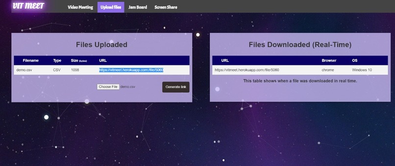VITMEET-Video Conferencing Application – screenshot 4