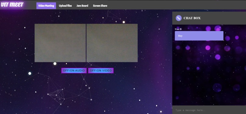 VITMEET-Video Conferencing Application – screenshot 1