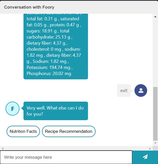 Ask Foory: Your Food Diary Buddy by Team Mamo – screenshot 6